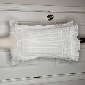MATILDA Jane White Morning Dew Top Size S